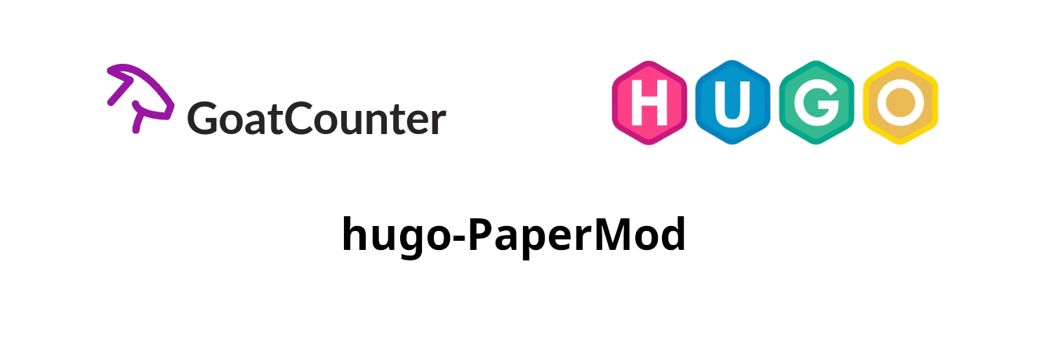 cover picture: hugo papermod blog using goatcounter