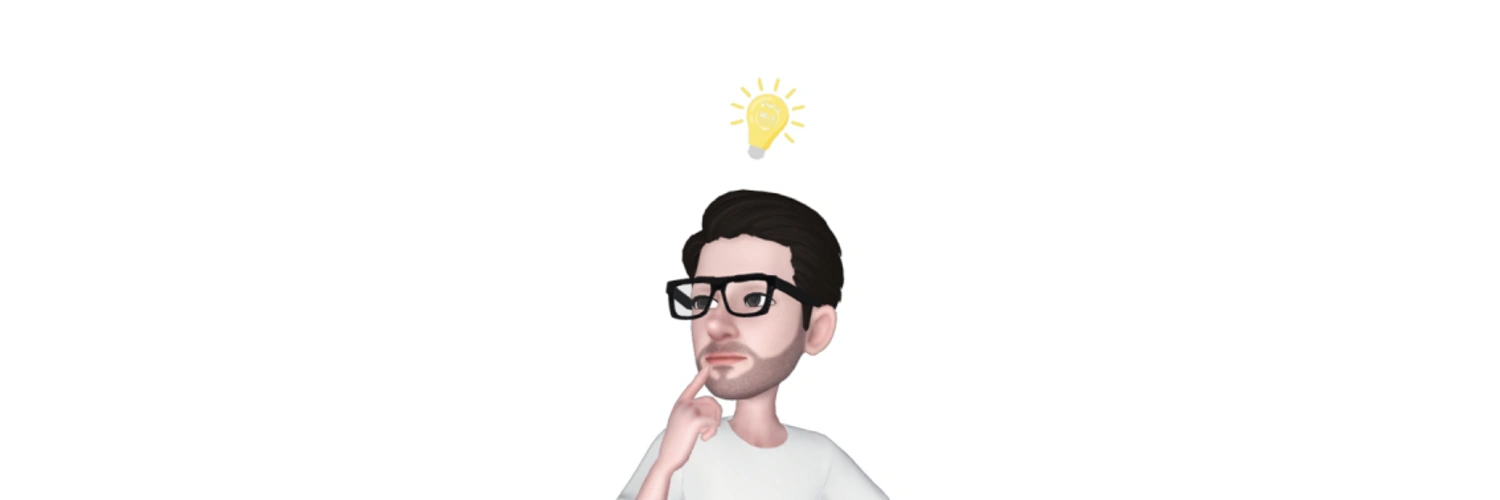 cover picture: AR emoji sticker of me thinking